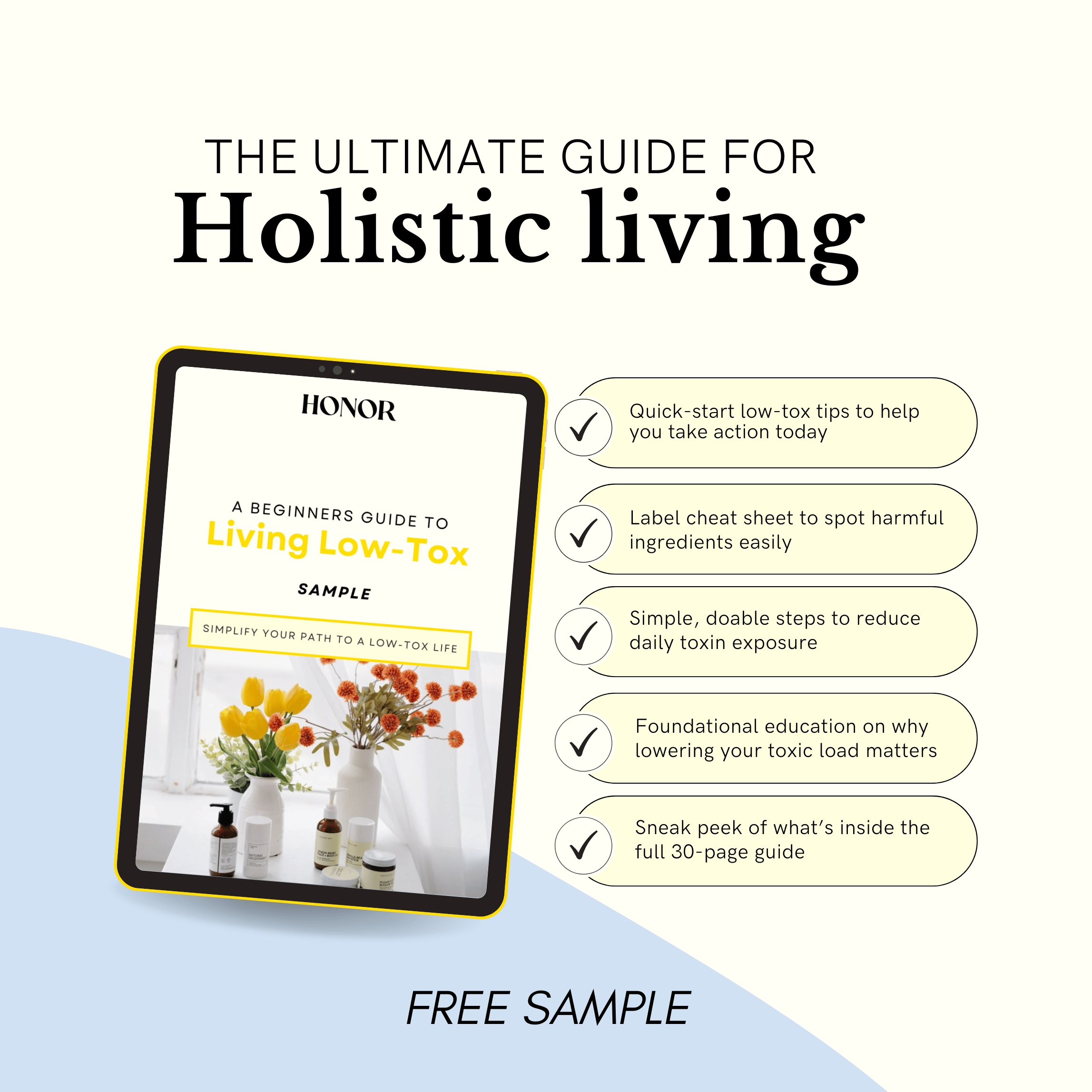 Guide to Living Low-tox (FREE SAMPLE)