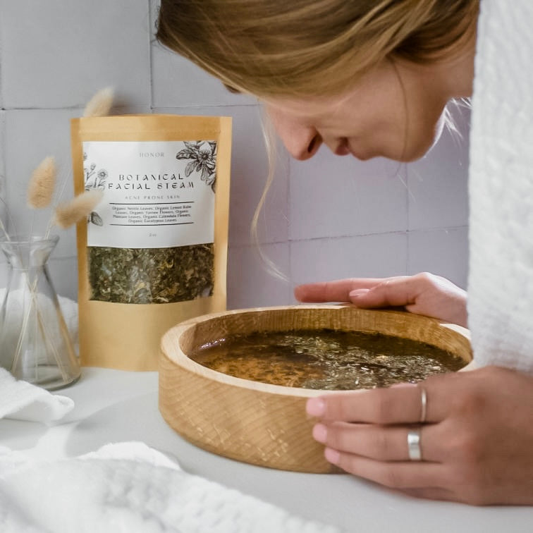 herbal facial steaming